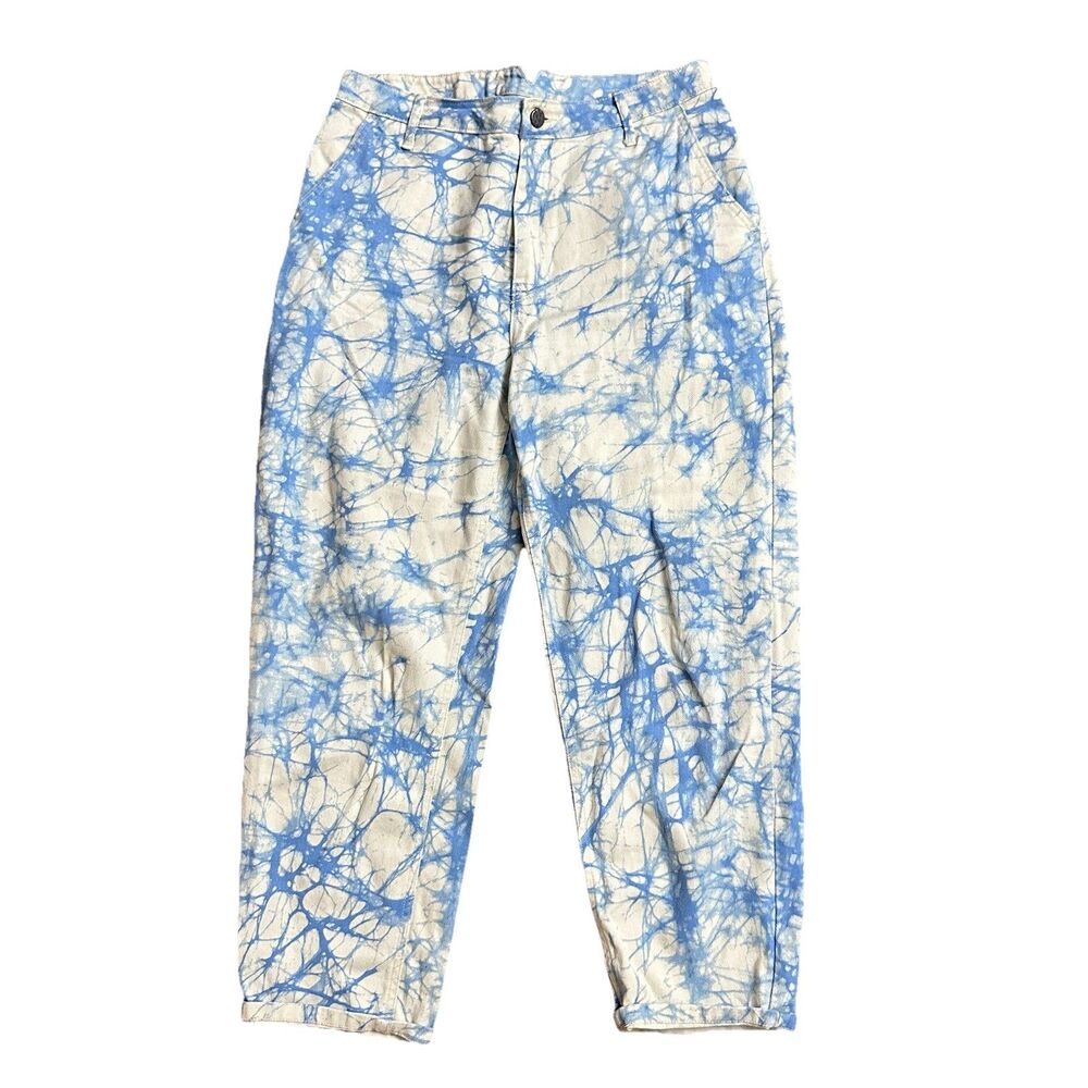 Rachel Comey x Target Size 10 Jeans Blue Marble Tie Dye High Rise